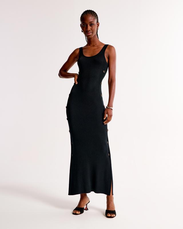 Scoopneck Maxi Sweater Dress Product Image