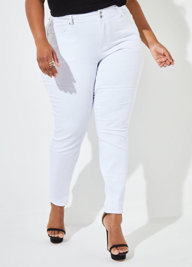 Plus Size Fearless Skinny Jeans Ashley Stewart Product Image