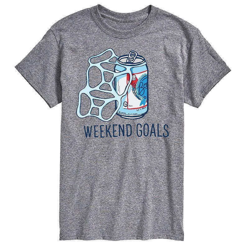 Big & Tall Weekend Goals Graphic Tee, Mens Product Image