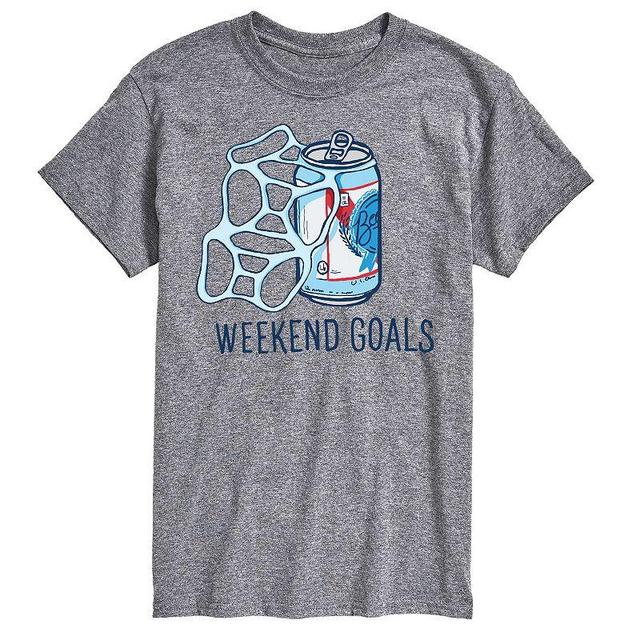 Big & Tall Weekend Goals Graphic Tee, Mens Product Image