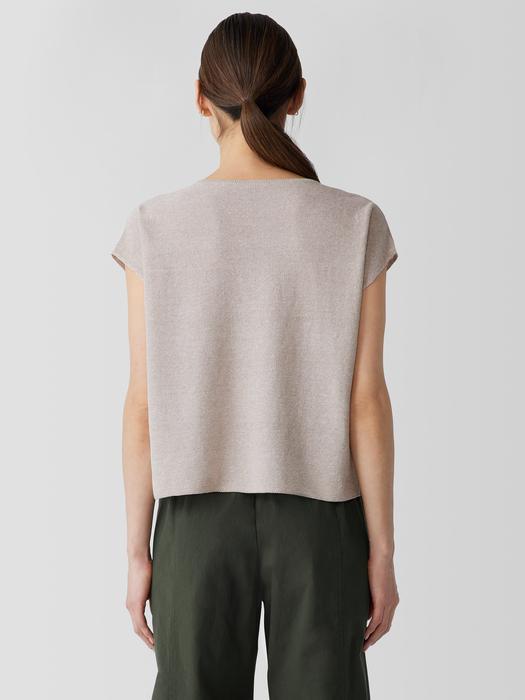 Organic Linen Cotton Square Top Product Image