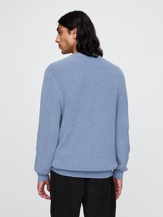 Shaker-Stitch Crewneck Sweater Product Image