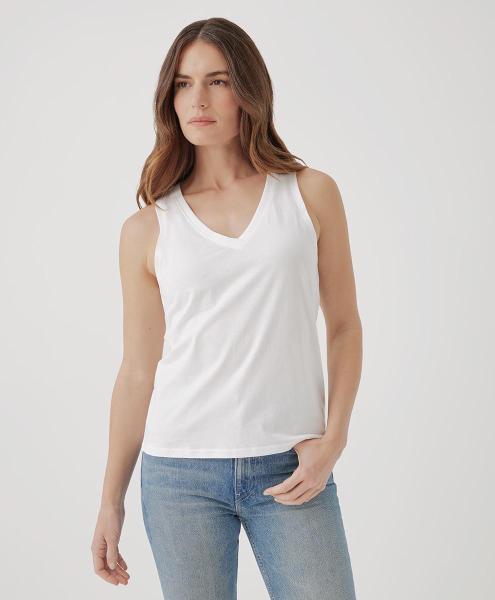 Womens Softspun V-Neck Tank XS Product Image