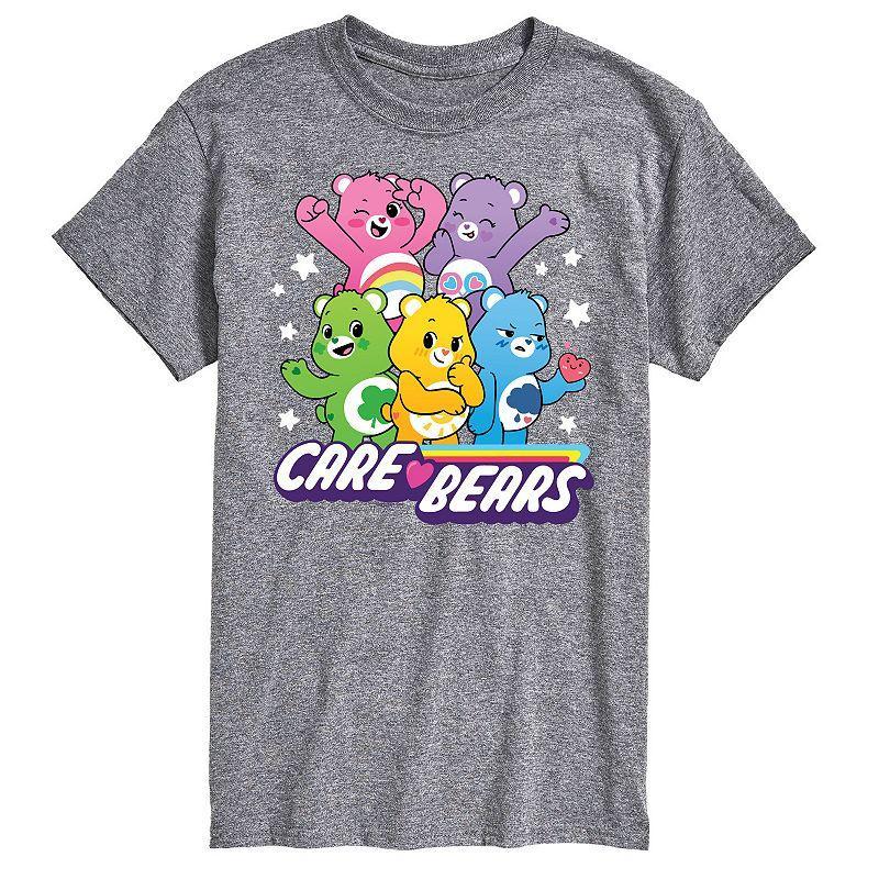 Big & Tall Care Bears Main Group Graphic Tee, Mens Product Image