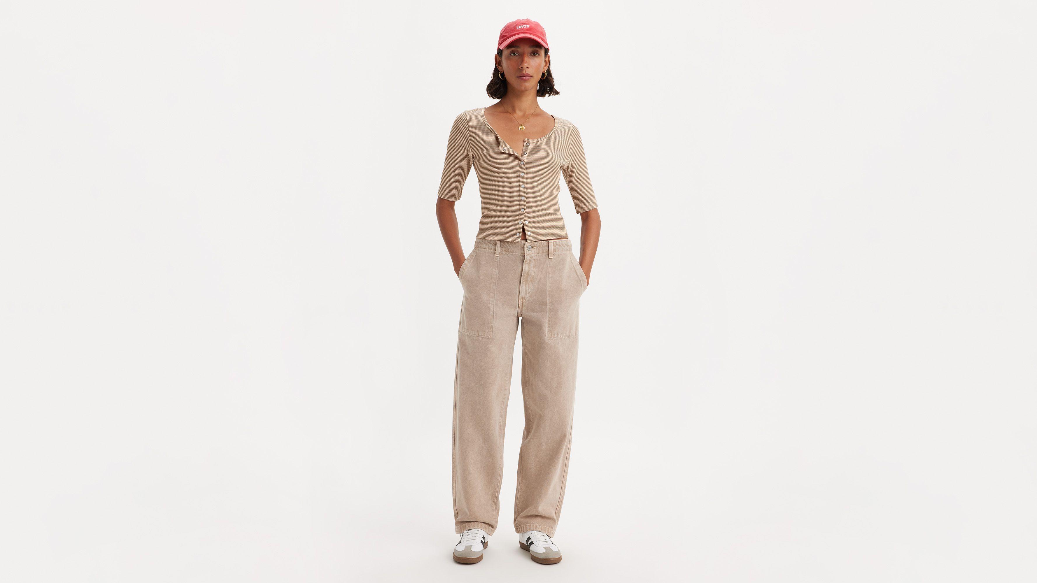 Baggy Dad Utility Women's Pants Product Image