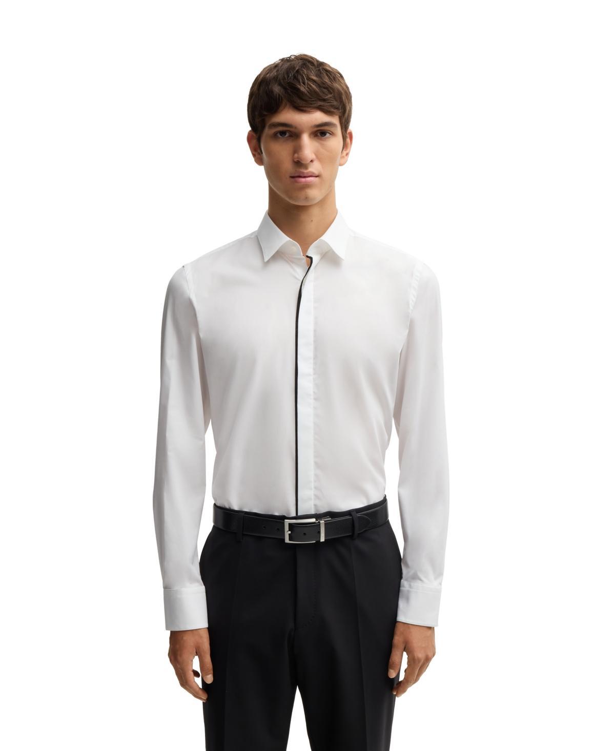 Boss by Hugo Boss Mens Easy-Iron Slim-Fit Dress Shirt Product Image