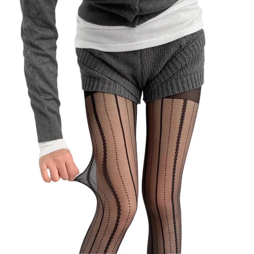 Patterned Sheer Tights product image