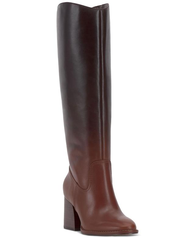 Vince Camuto Womens Leila Block-Heel Knee-High Boots Product Image