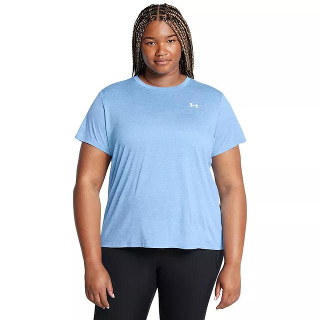 Plus Size Under Armour Tech Short Sleeve Graphic Tee, Womens Product Image