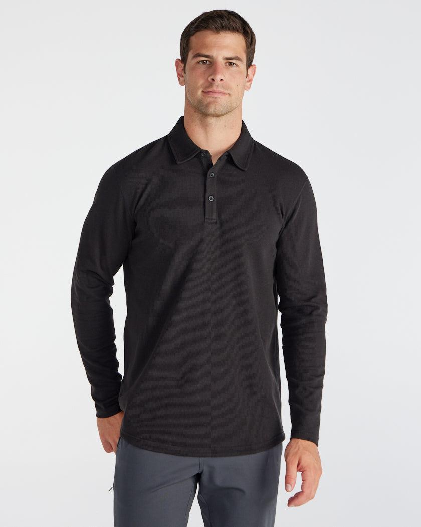 Thermal Long Sleeve Polo Product Image