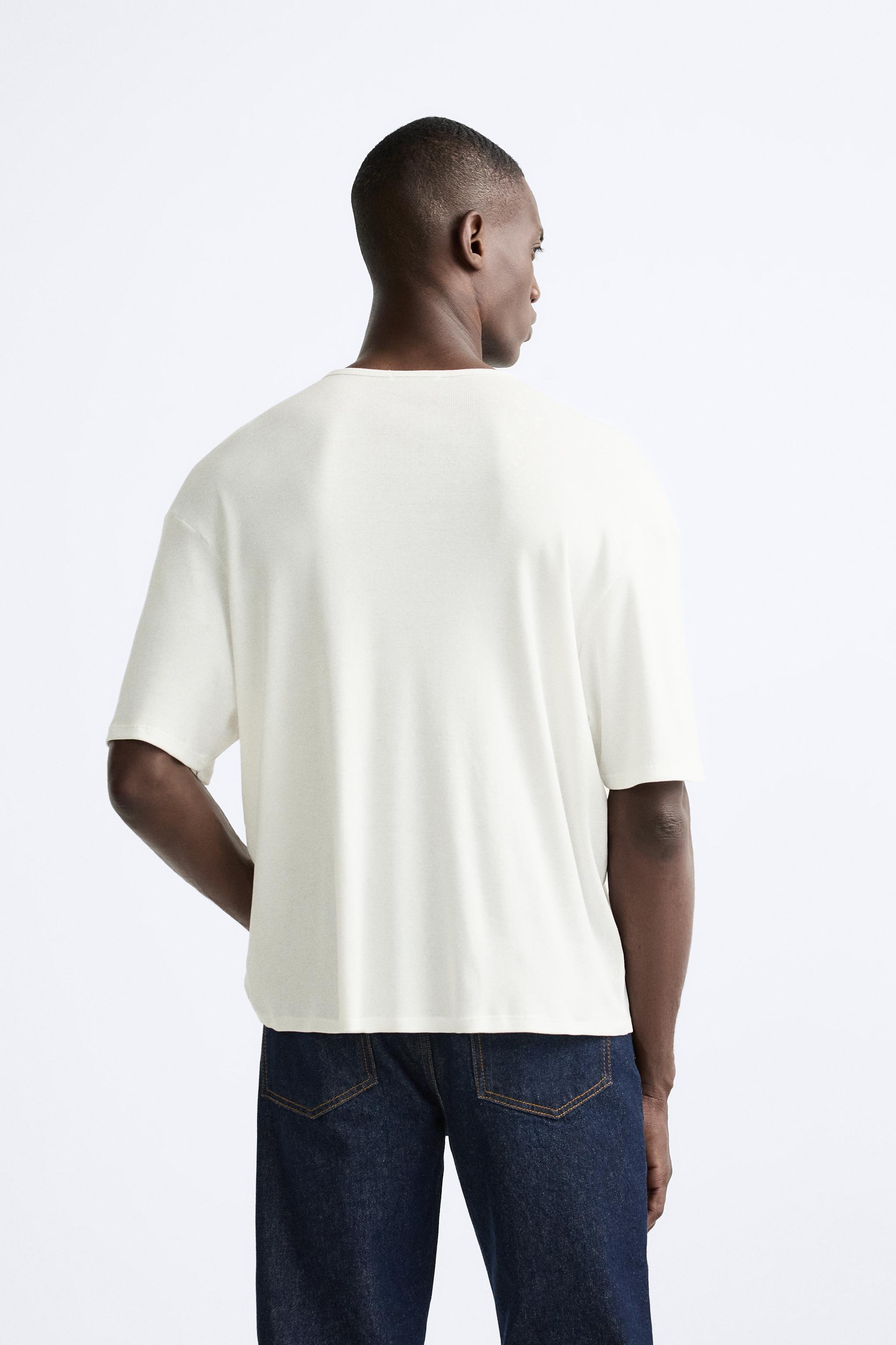 BUTTON NECK T-SHIRT Product Image