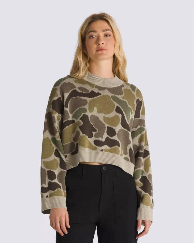 Cammile Camo Pullover Sweater Product Image