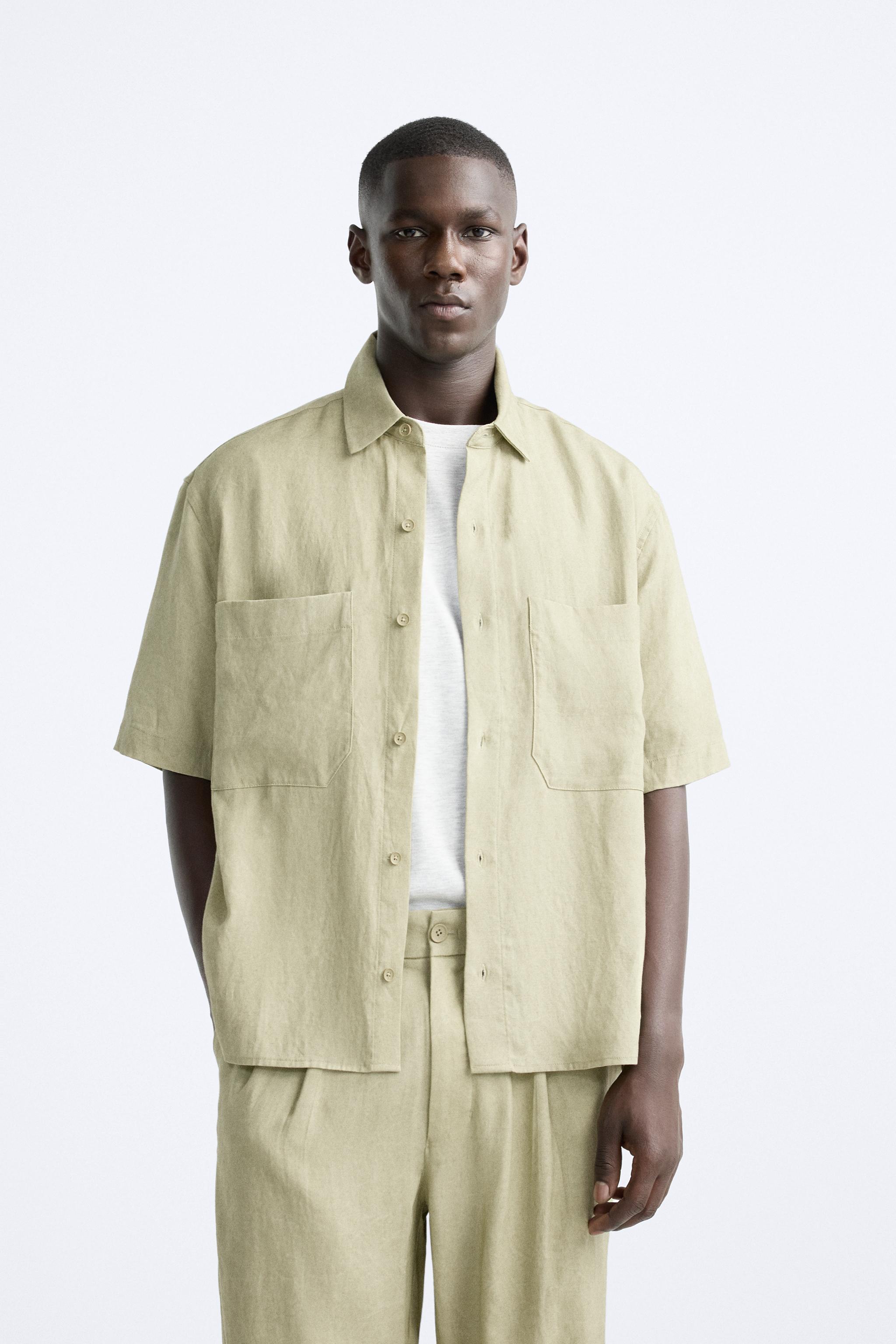 LYOCELL - LINEN WASHED SHIRT Product Image