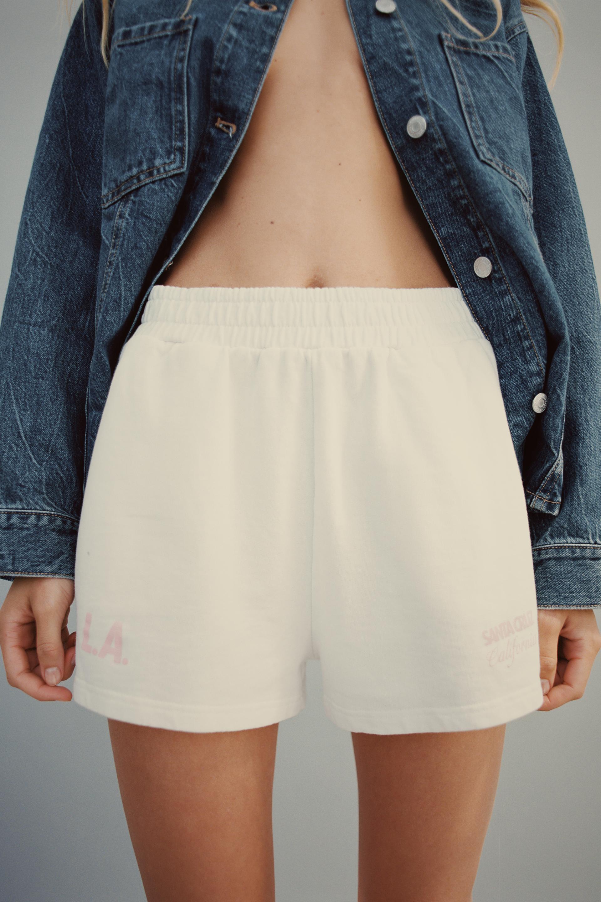 TEXT PLUSH SHORTS Product Image