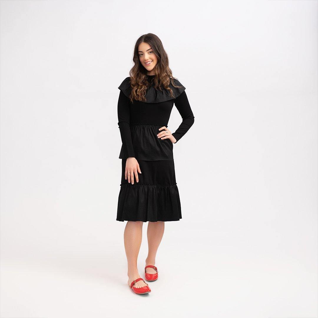 Note Taffeta Overlay Dress Product Image