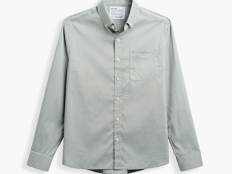 Olive Gingham Men's AeroZero° Sport Shirt Product Image