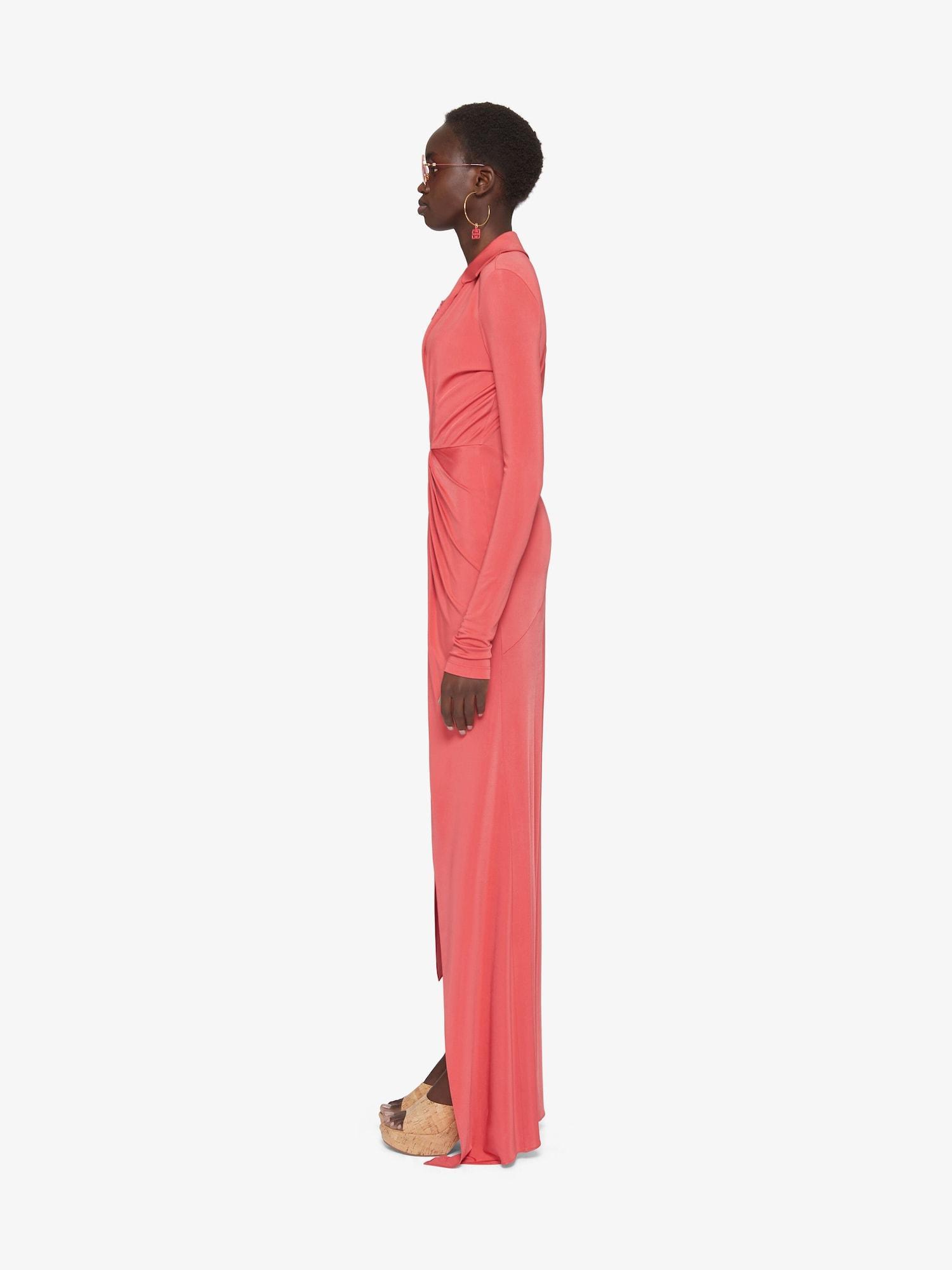 Draped dress in jersey Product Image