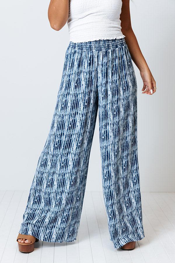 Malibu Cruise Stripe Pants In Blue Product Image