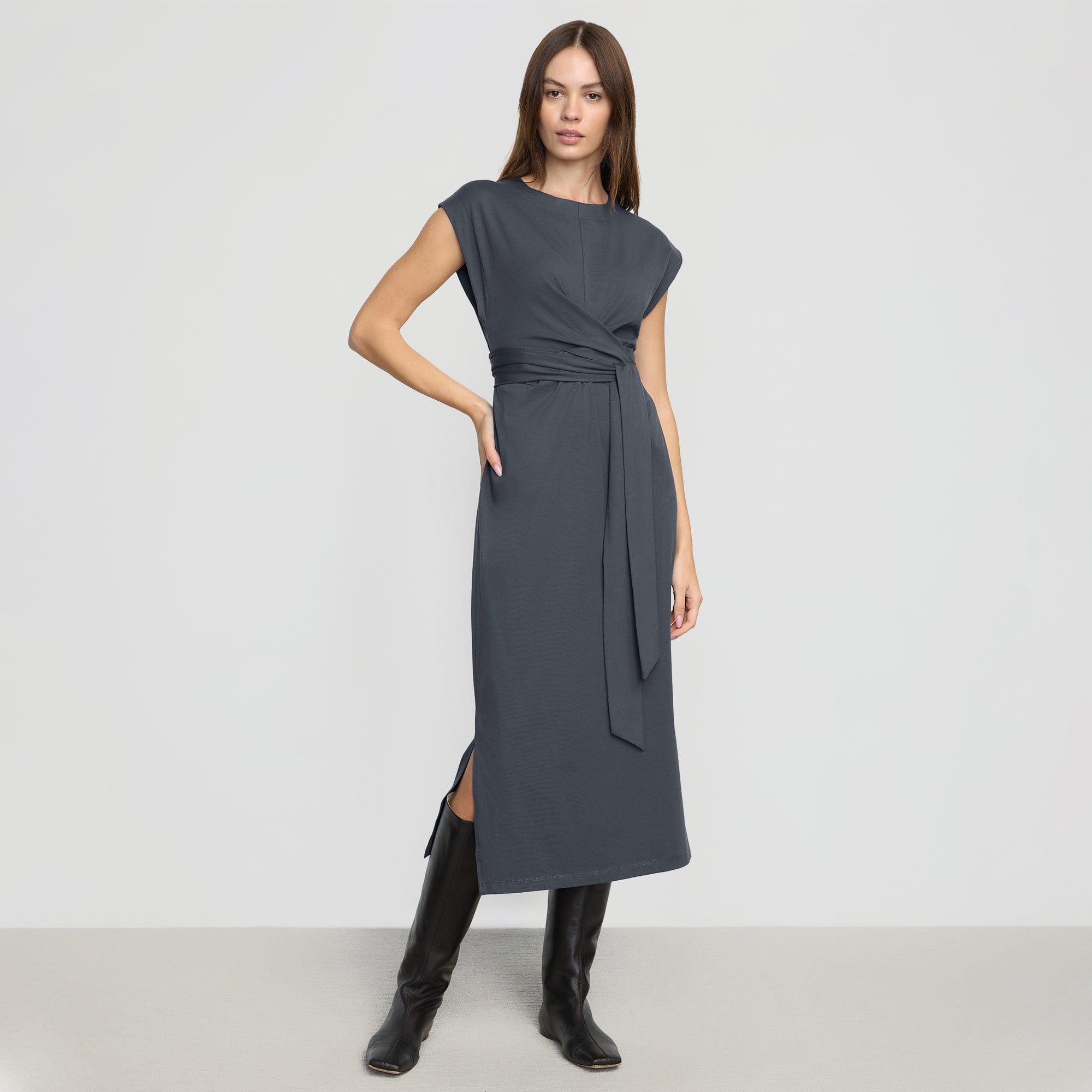 Fei Tie-Front Organic Cotton Dress Product Image