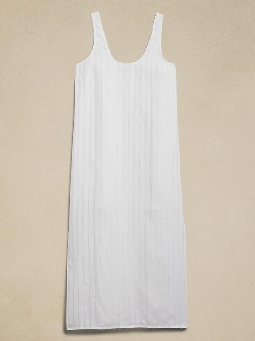 Linen-Cotton Maxi Dress Product Image