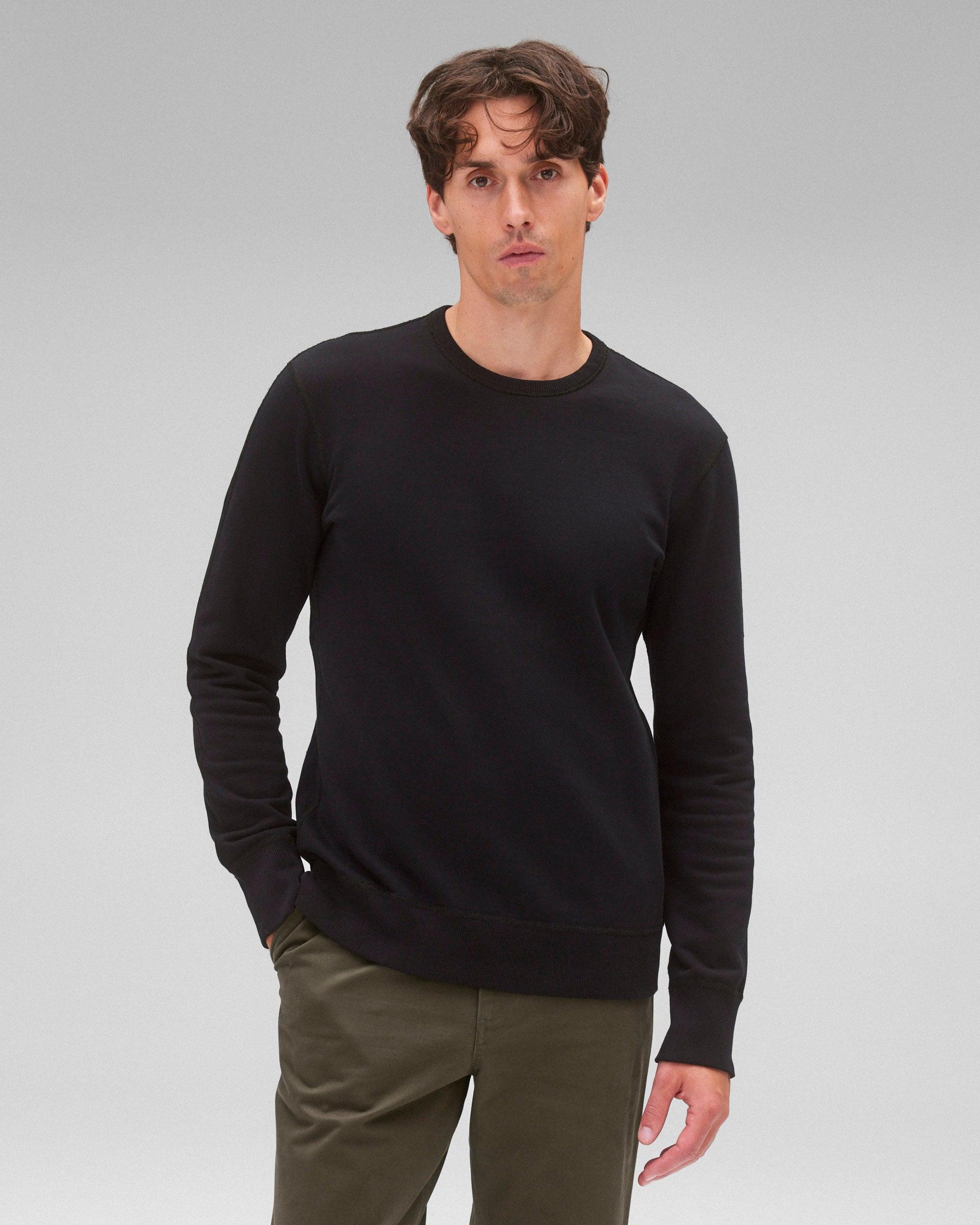 Midweight Terry Slim Crewneck Male Product Image