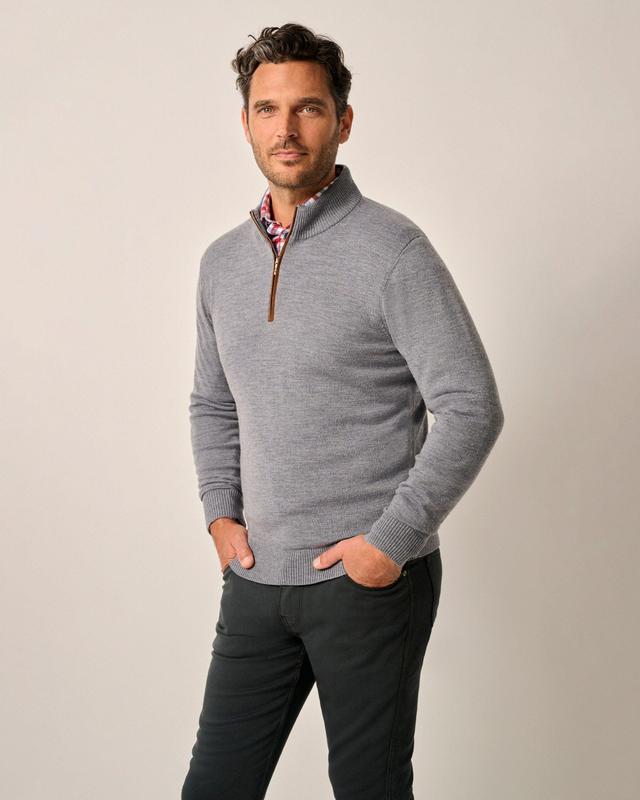 Raynor Merino 1/4 Zip Sweater Male Product Image