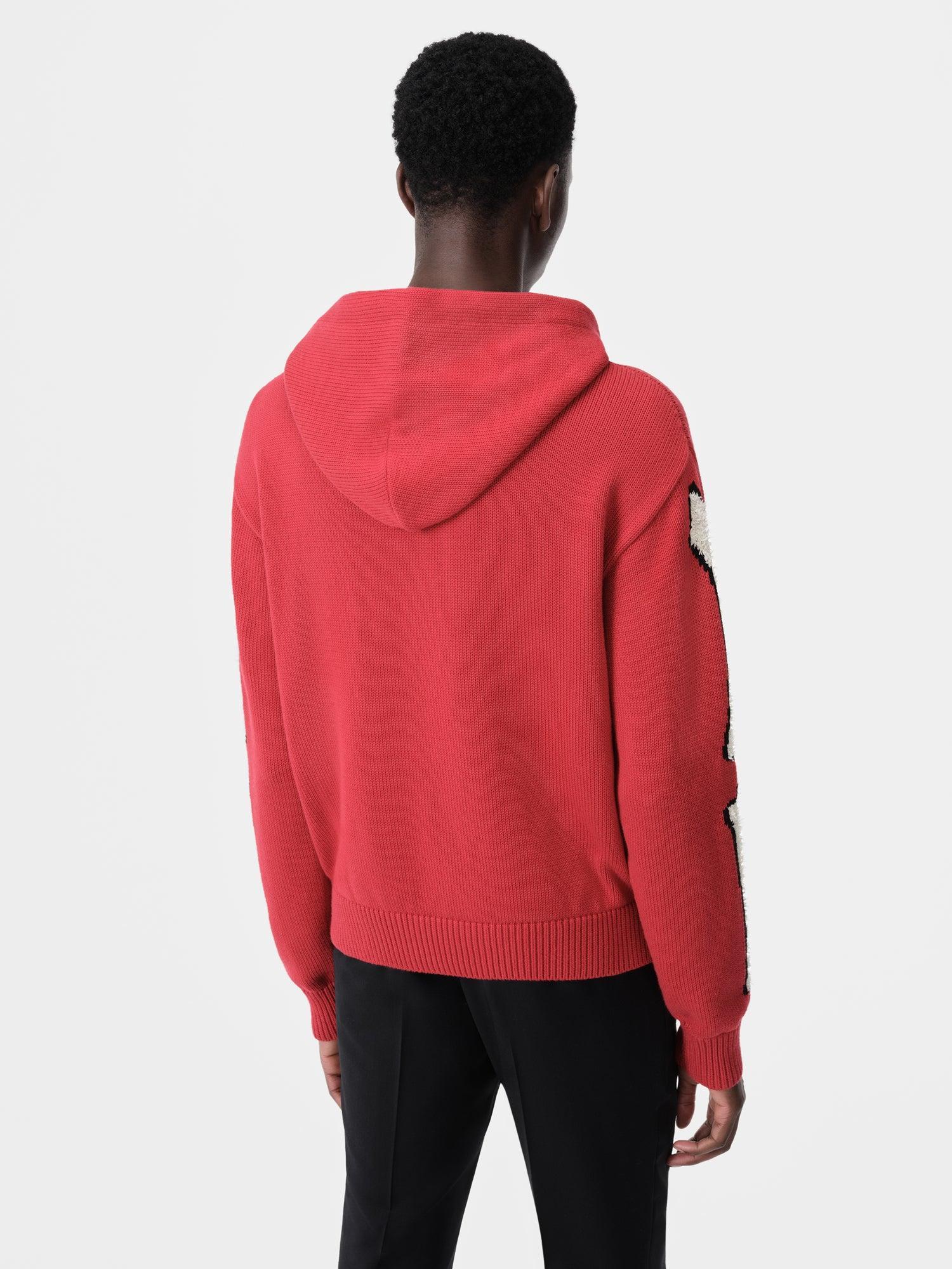 BONES HOODIE - Red Male Product Image