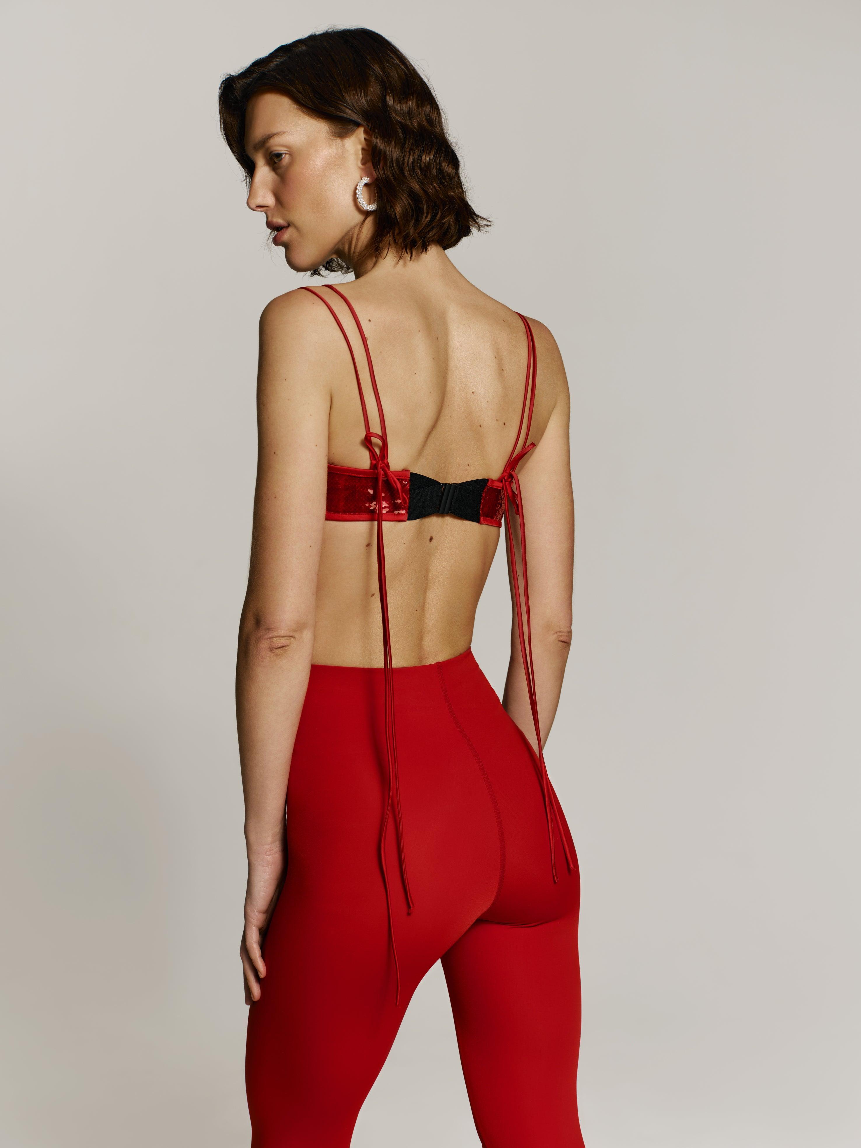 Coverup bra in Red Product Image