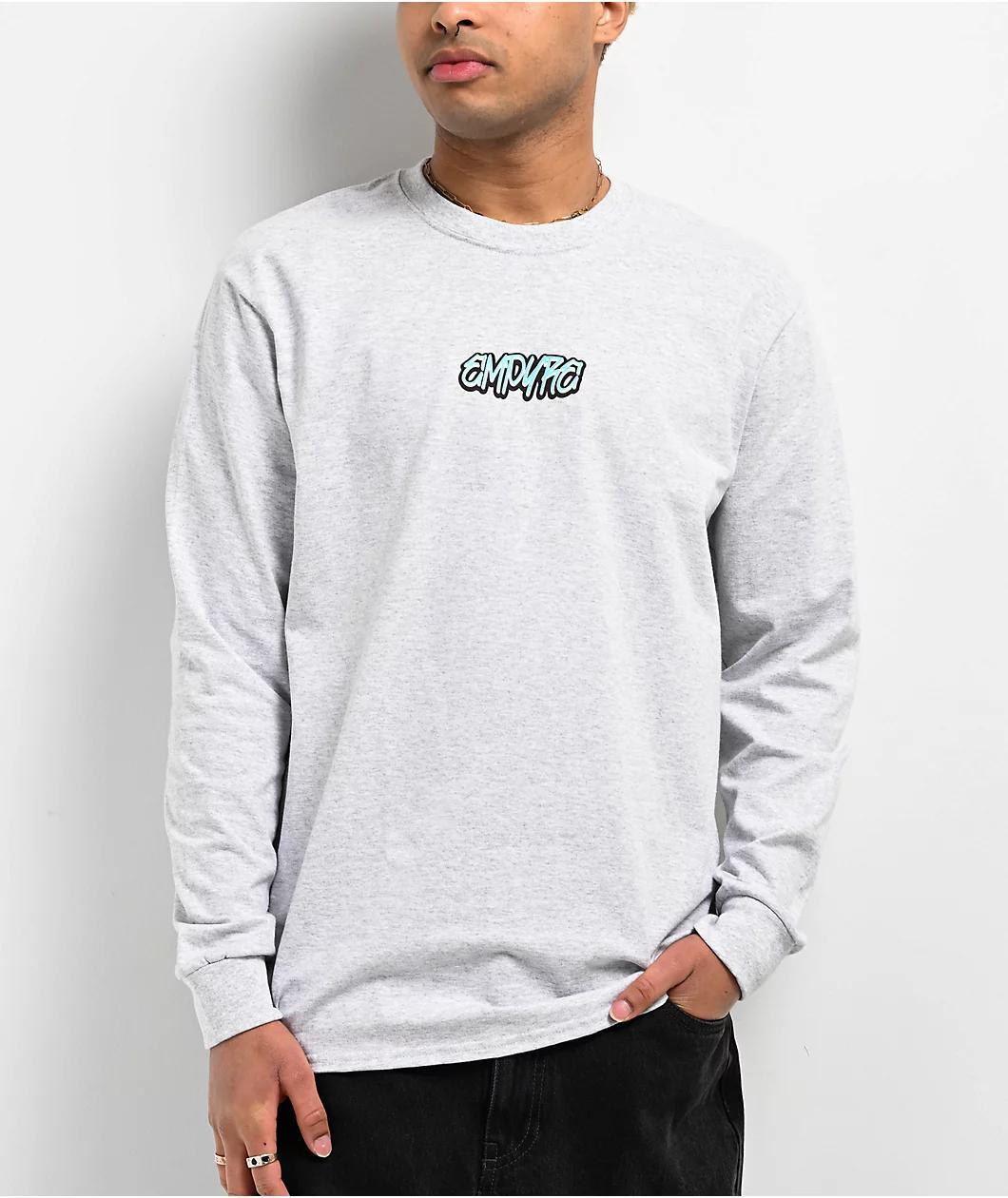 Empyre Stroll Grey Long Sleeve T-Shirt Product Image