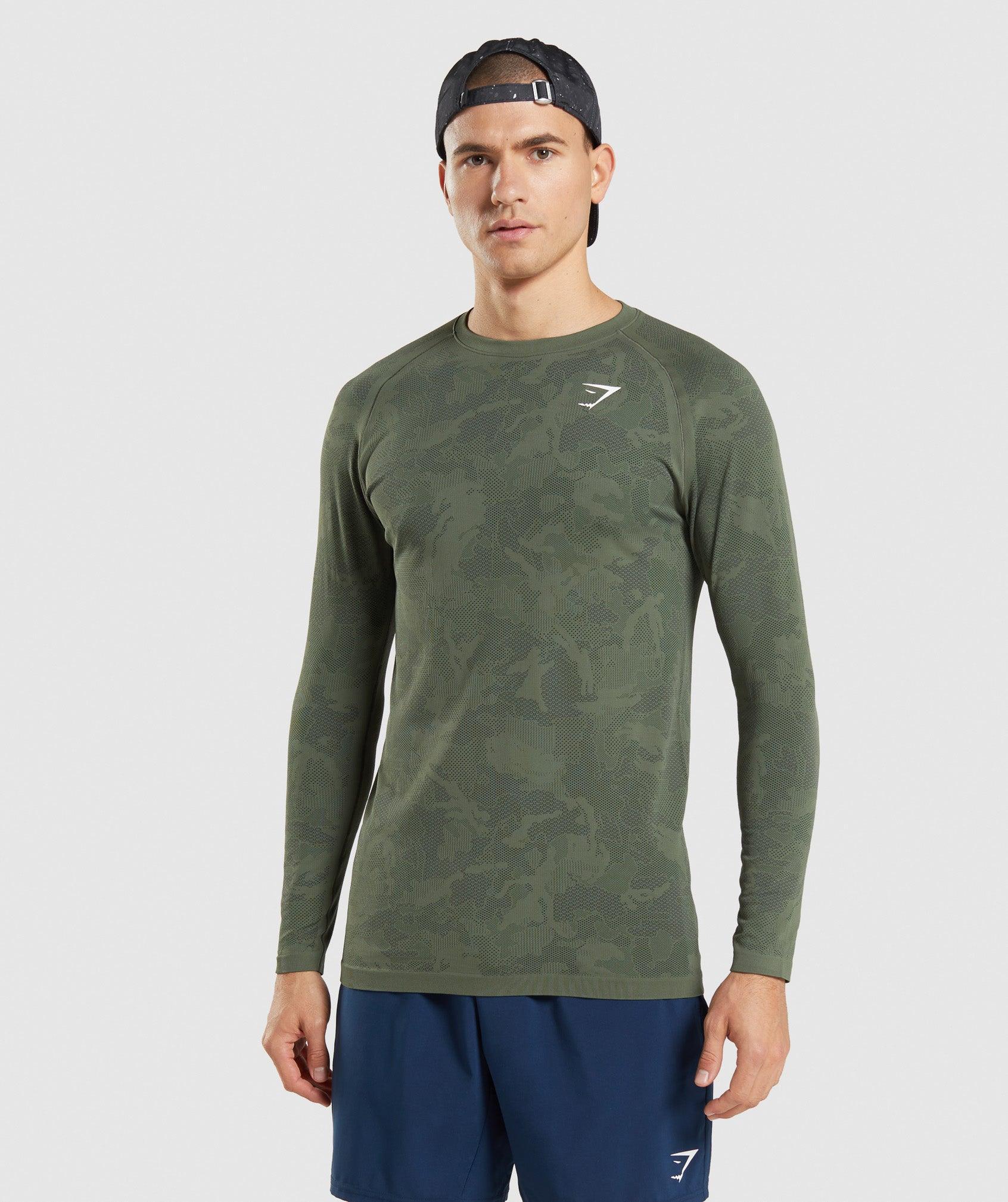 Geo Seamless Long Sleeve T-Shirt Product Image