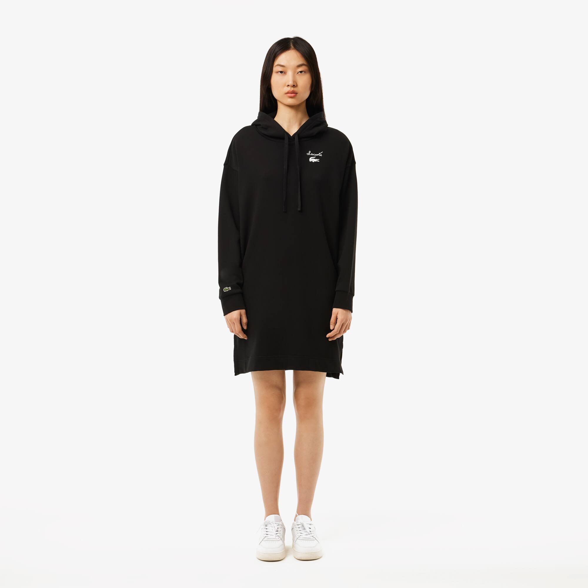 Oversized Fleece Sweatshirt Dress Product Image