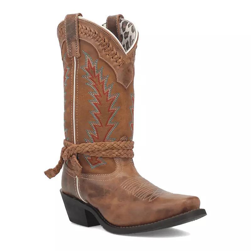 Laredo Knot In Time Womens Leather Cowboy Boots Product Image