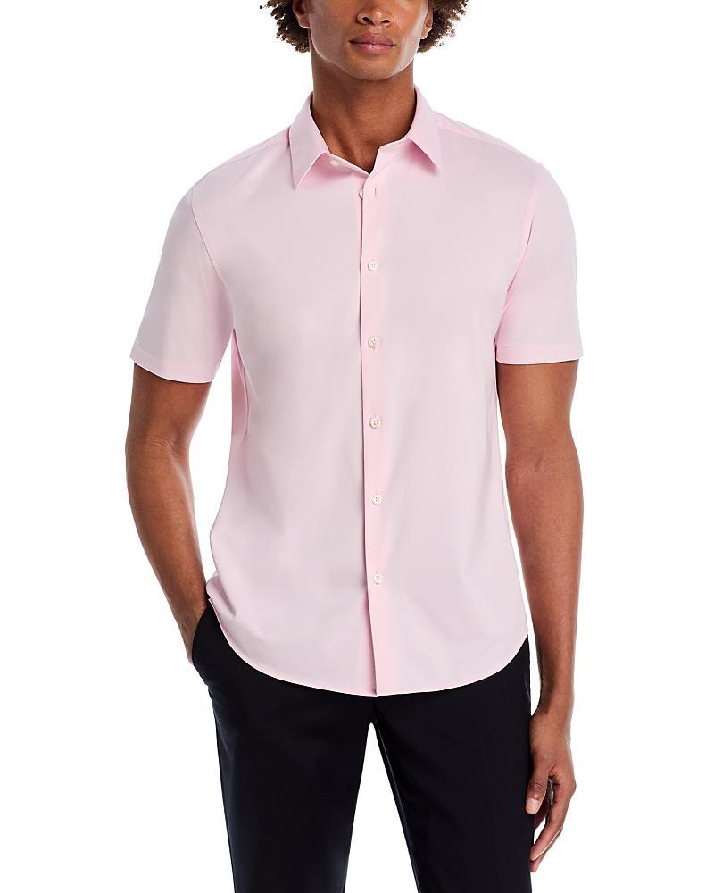 Mens Irving Short Sleeve Shirt in Structure Knit Product Image