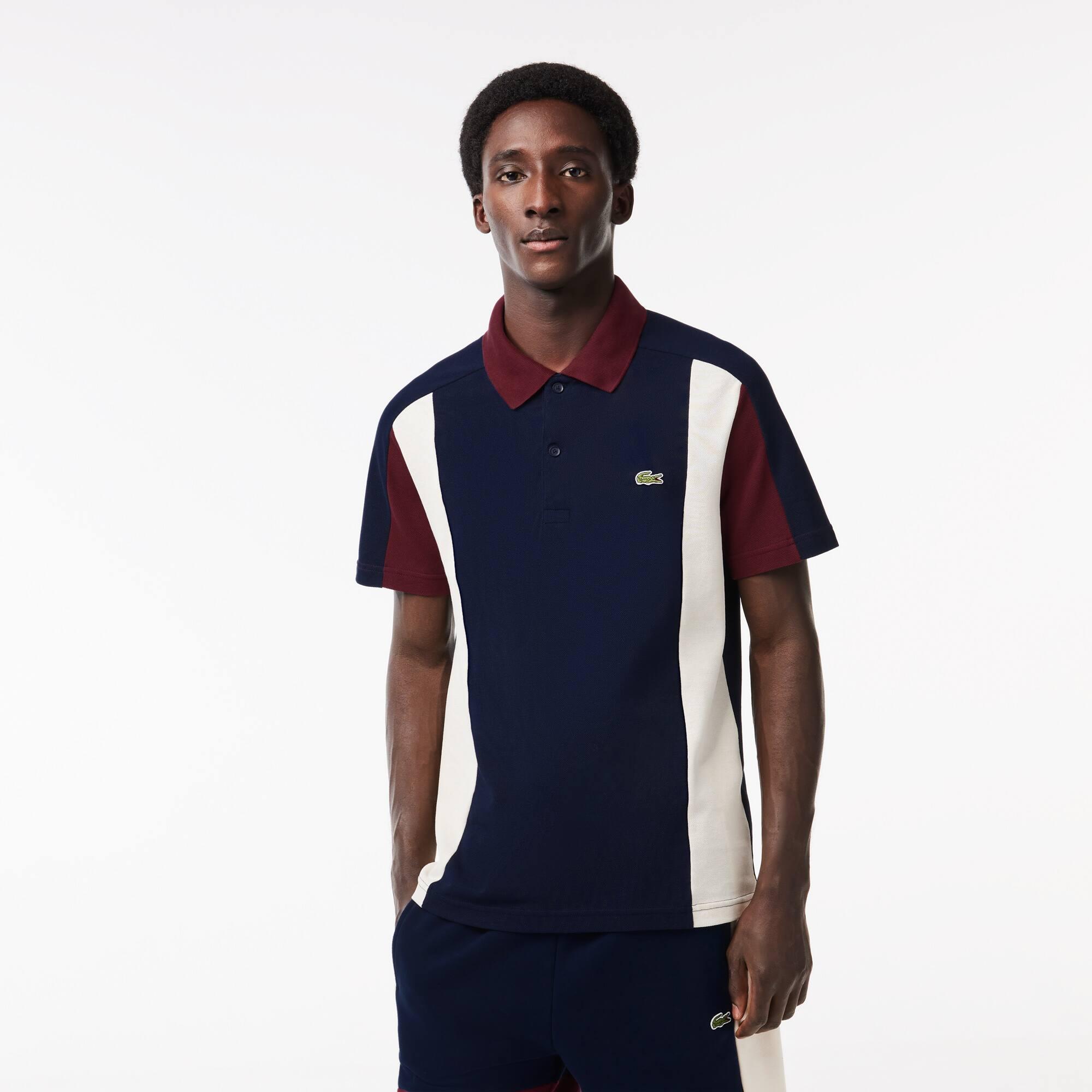 Regular Fit Colour-Block Polo Shirt Product Image