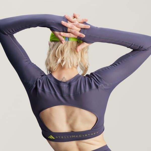 adidas by Stella McCartney TrueStrength Yoga Long Sleeve Crop Top Product Image