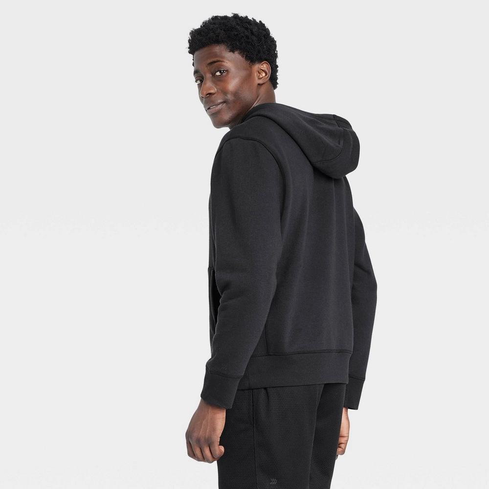 Men's Cotton Fleece Hooded Sweatshirt - All In Motion™ Product Image