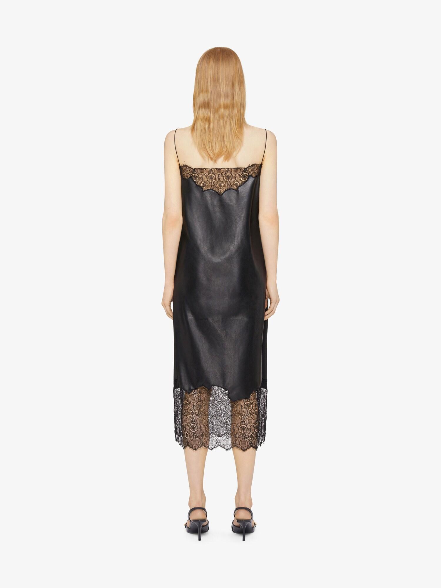 Dress in leather and lace Product Image