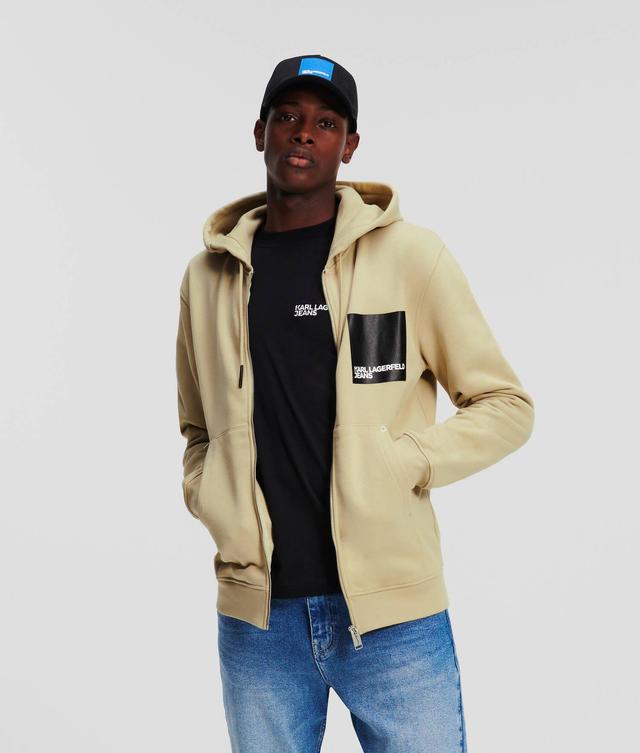 KLJ BOX LOGO ZIP-UP HOODIE Product Image