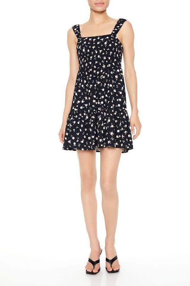 Tiered Ditsy Floral Mini Dress | Forever 21 Product Image