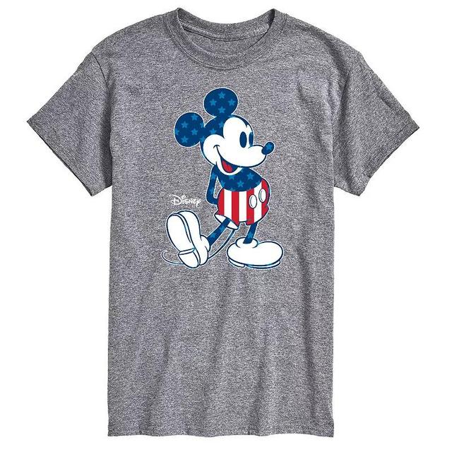 Disneys Mickey Mouse Mens Flag Graphic Tee Product Image