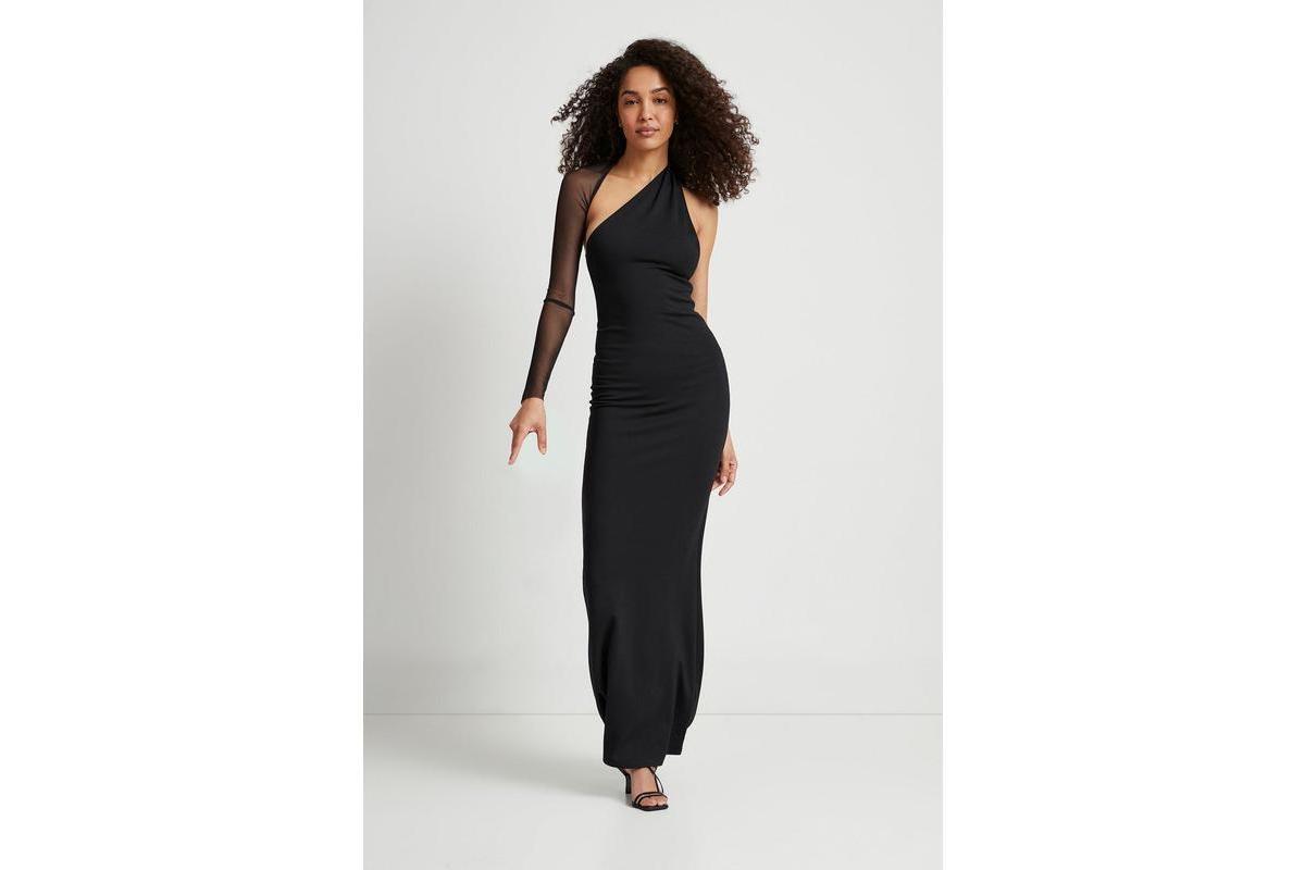 Marcella Womens Manhattan Mesh Sleeve Gown Product Image