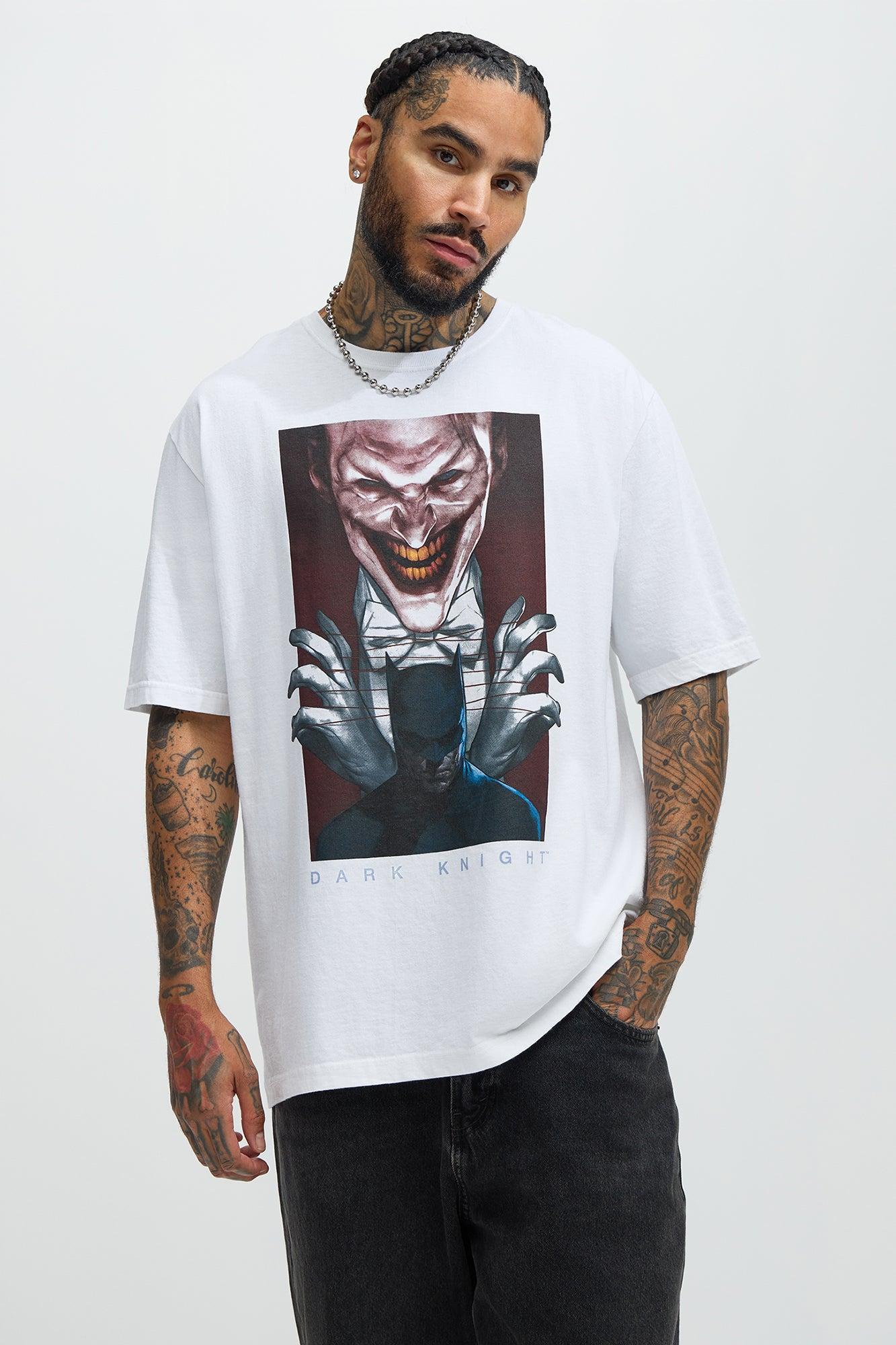 Batman vs Joker Short Sleeve Tee - White Product Image