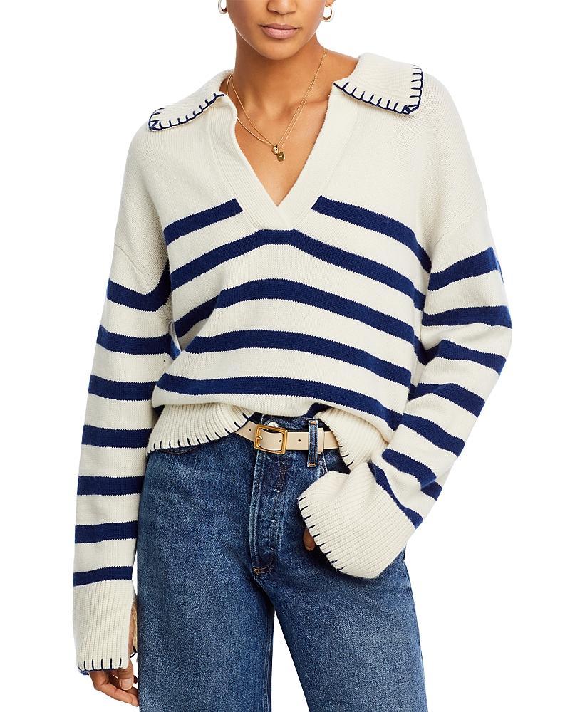 Rails Athena Collared V-Neck Sweater Product Image