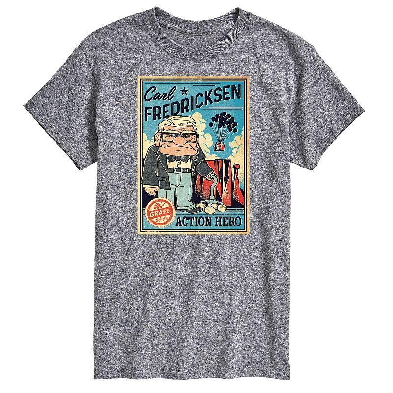 Disney / Pixars UP Big & Tall Carl Graphic Tee, Mens Product Image