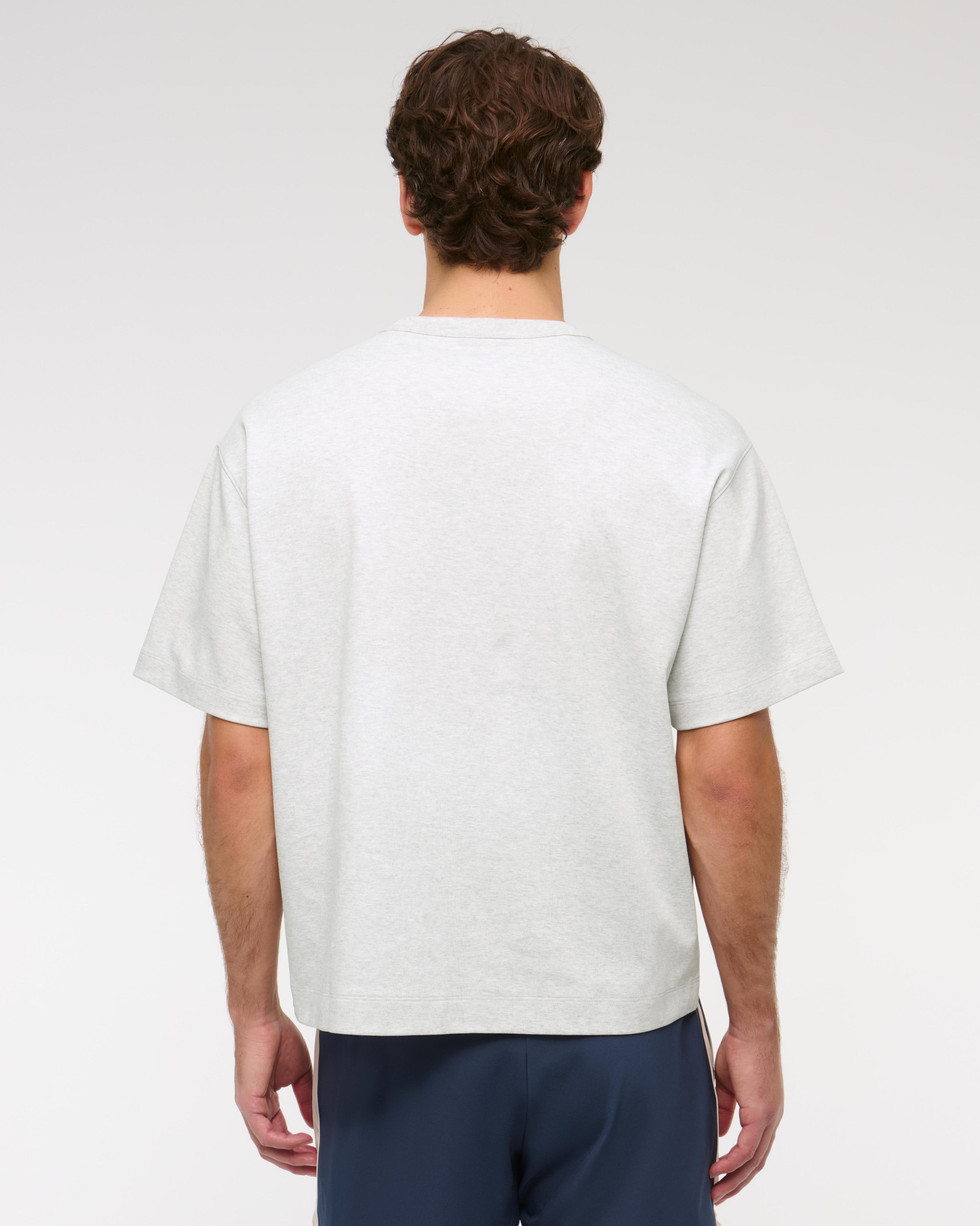 YPB Active Cropped Heavyweight Cotton Jersey Tee Product Image