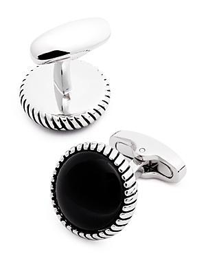 Mens Onyx Rope Cufflinks Product Image