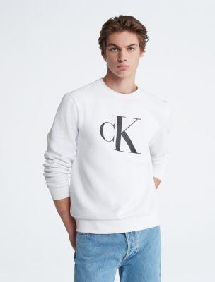 Monogram Logo Fleece Crewneck Sweatshirt Product Image