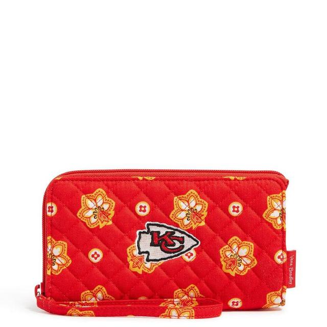 Vera Bradley NFL RFID Front Zip Wristlet Women in Kansas City Chiefs Bandana Product Image