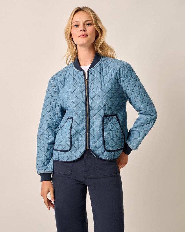 Vivian Quilted Bomber Jacket Female Product Image