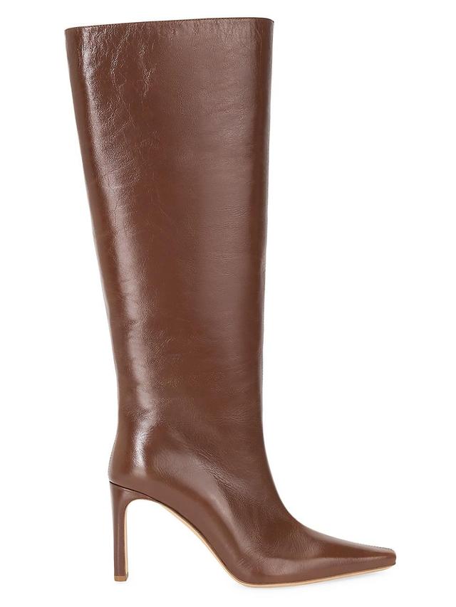 Womens Wally 90MM Leather Boots Product Image